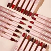 Silk Smooth Multicolor Double Head Lipliner Non Fading Matt European and American Lipstick Cosmetic Charming Red Brown Lip Gloss 4