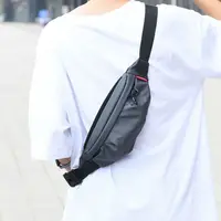 Waterproof Men's Fanny Pack Multi-functional Chest Bag Simple Shoulder Bag Sports Expandable Messenger Bag 1