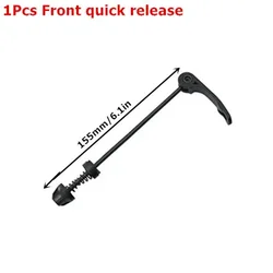 Quick Release Bicycle Axle for Front and Rear Wheels - Universal Bike Accessory (Front quick release)