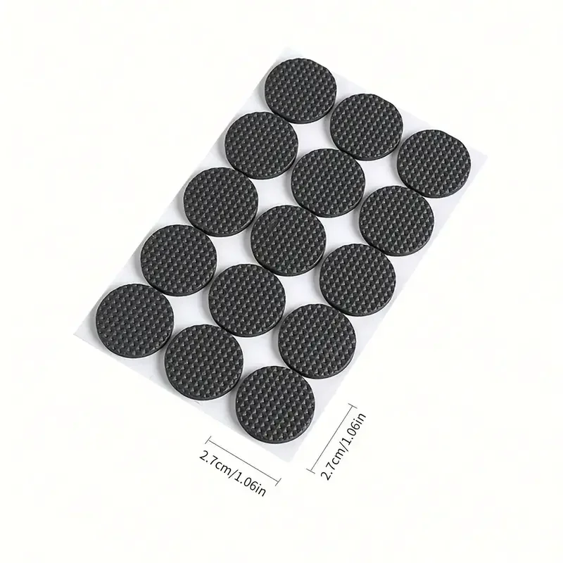 Furniture pads Black Felt Furniture Pads Easy Stick Customizable Floor & Chair Protection Noise-Reducing & Durable 30-Pcs
