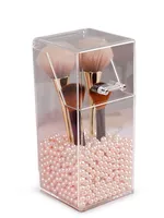 Transparent Acrylic Makeup Brush Holder Makeup Organizer Cosmetic Holder Pencil Lipstick Desk Container Table Makeup Storage Box 1