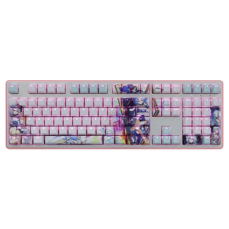 108 Keys/set Bayonetta Keycap Pbt Dye Subbed Backlit Keycaps Cartoon Anime  Gaming Key Caps For Ansi 61 87 104 108 Layouts - Mice & Keyboards  Accessories - AliExpress