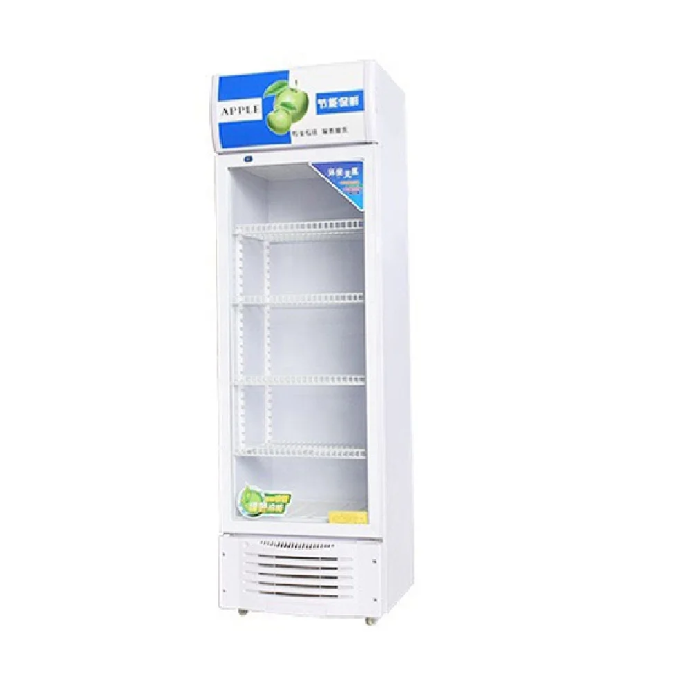 280L White Commercial Display Beer Storage Supermarket Fridge Refrigerator
