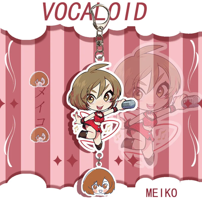 Kawaii Vocaloid Acrylic Keychain Pendants - Anime Character Figures Collection