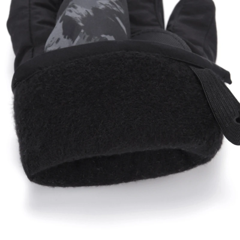 Adjustable Thermal Winter Thicken Baby Gloves Fleece Lining Waterproof Children Ski Gloves for 3-7Y Kids Outdoor Sports Mittens
