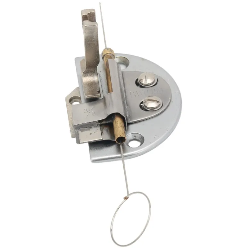 Spaghetti Attachment For Make Like Tube 1 Needle Lockstitch Sewing Machine Parts Binder Folder 4