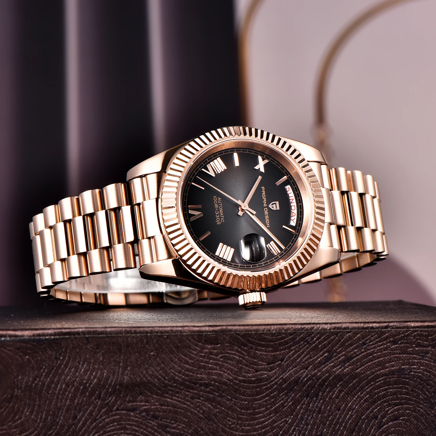 ま*ー様 Pagani Design パガーニデザイン　ローズゴールド自動巻き パガーニ デザイン DD40 メンズ腕時計ローズゴールド高級 NH36A