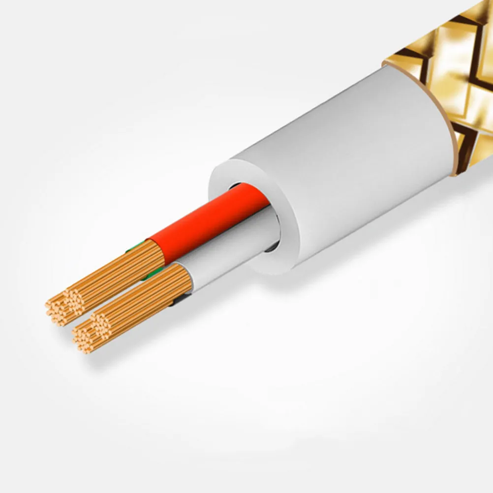 마이크로 USB 나일론 편조 충전 케이블 빠른 데이터 동기화 휴대폰 태블릿용 고강도 알루미늄 케이싱 마이크로