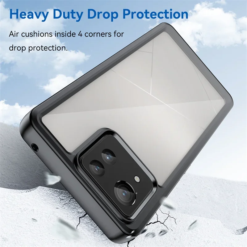 Transparent Colorful Shockproof TPU Protective Phone Case