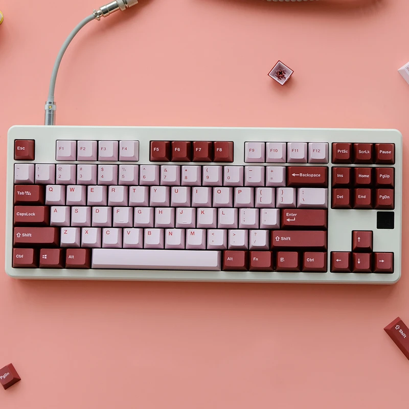 Conjunto Gmk Darling Shoko Marrs Verde Samurai Vermelho Rudy Nautilus Olivia Ártico Keycaps Pbt Duplo Tiro Keycap Oem Perfil Tampas Chaves 1