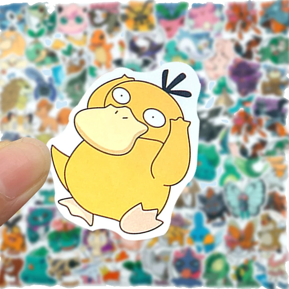 

10/30/50/100PCS Cute Pokemon Anime Cartoon Sticker for Kids DIY Laptop Skateboard Car Waterproof Graffiti Decals Sticker Toys