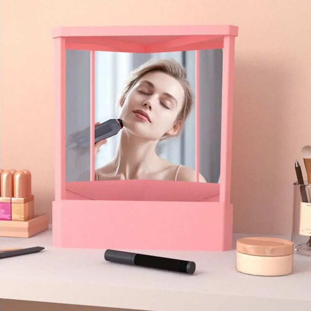 Makeup Mirror Non-reversing Non-magnifying Precision True For Reflections Enhance Beauty