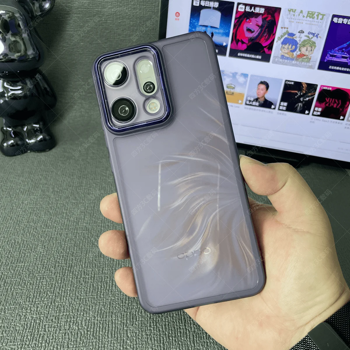 حافظة هاتف من البولي يوريثان الناعم الشفاف لهاتف O...