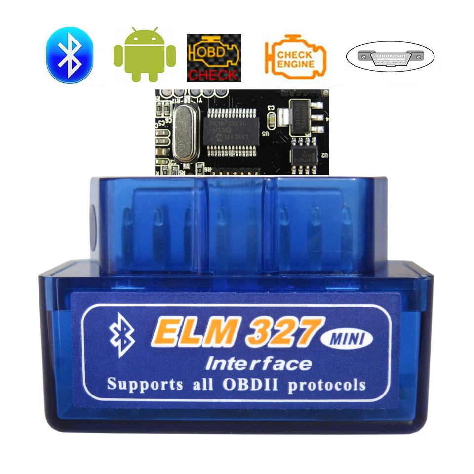 OBD2 Scanner Interface V1.5 Car Diagnostic Bluetooth ELM327 Auto Tool ...