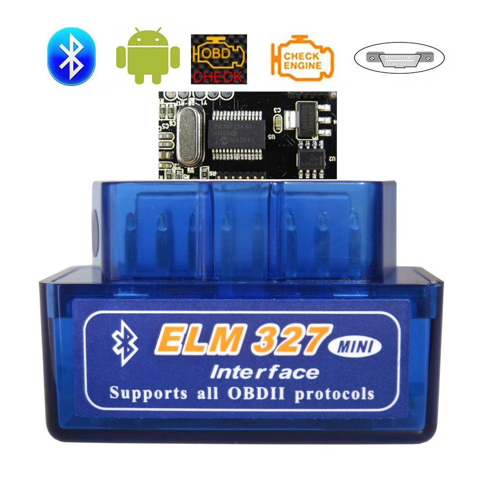 OBD2 Scanner Interface V1.5 Car Diagnostic Bluetooth ELM327 Auto Tool
