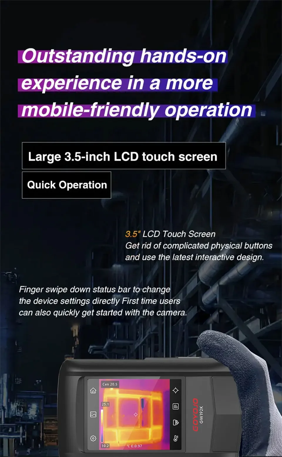 サーモカメラ　GOYOJO GW192K GOYOJO GW192K Thermal Imaging Pocket Camera - GOYOJO