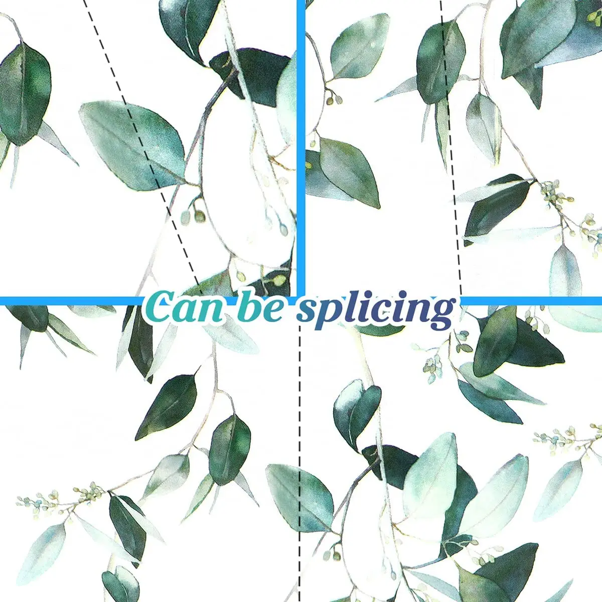 Green Peel and Stick Wallpaper Plant Wallpaper Eucalyptus Leaf Self Adhesive Wall Paper Vinyl Removable Contact Paper for Wall - Image 5