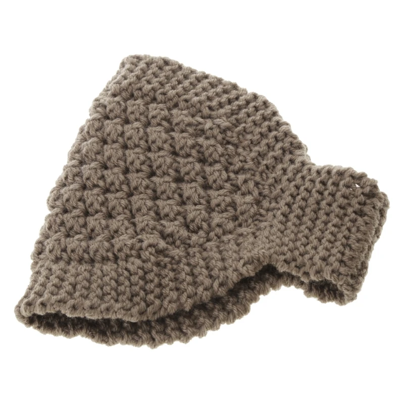 Y1UB Woman Thicken Knit Hairband Wide Headband Earmuffs Hat for Girls Shopping