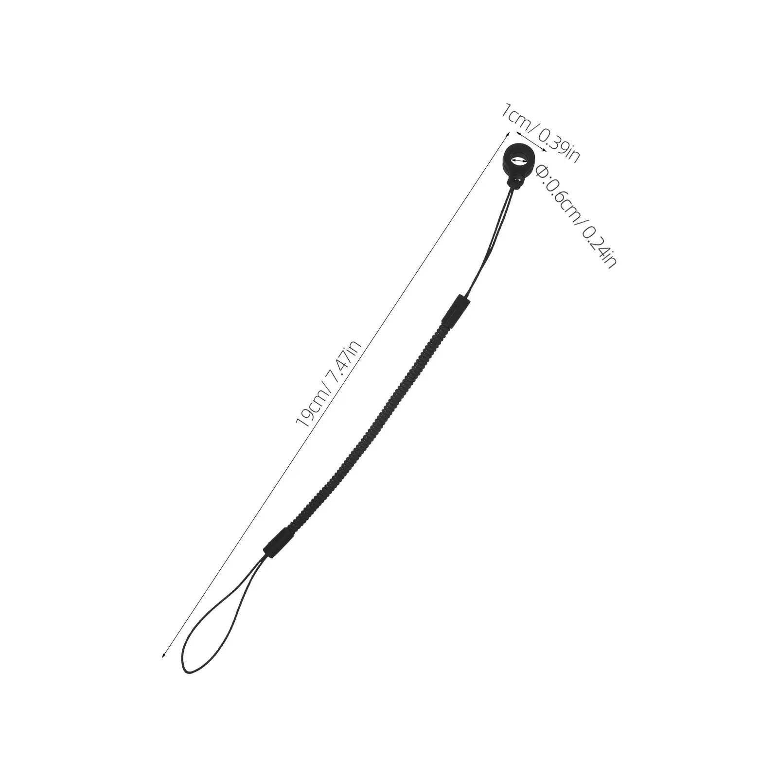 10Pcs 탄성 펜 테더 끈 스프링 코일 안티 분실 스타일러스 가죽끈 17Cm 태블릿 데스크 교실용 휴대용 펜 홀더 스트랩