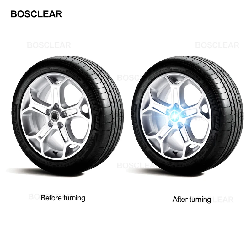 Hub Light Car Wheel Cap Floating Illumination LED Light Center Cover