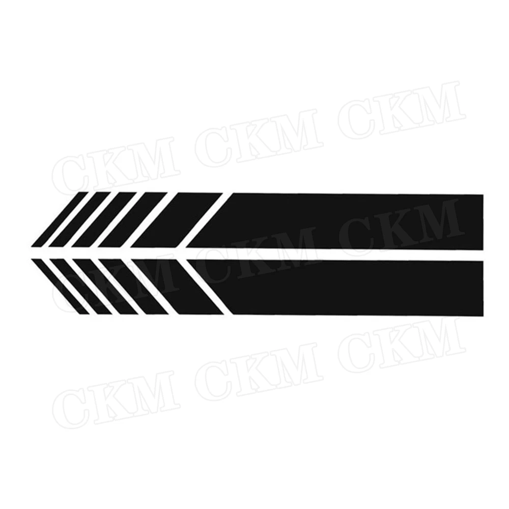2PCS Rear view Mirror Sticker Side Decal Stripe DIY Trunk Trim Sticker Exterior Car Accessories For Universal Car