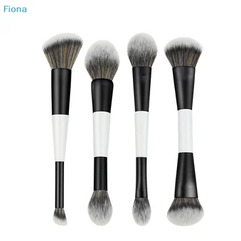 ✔Dual-Ended Foundation Face Brush Double-ended Powder Blush Contour And Eyeshadow Concealer Makeup Brushes 1