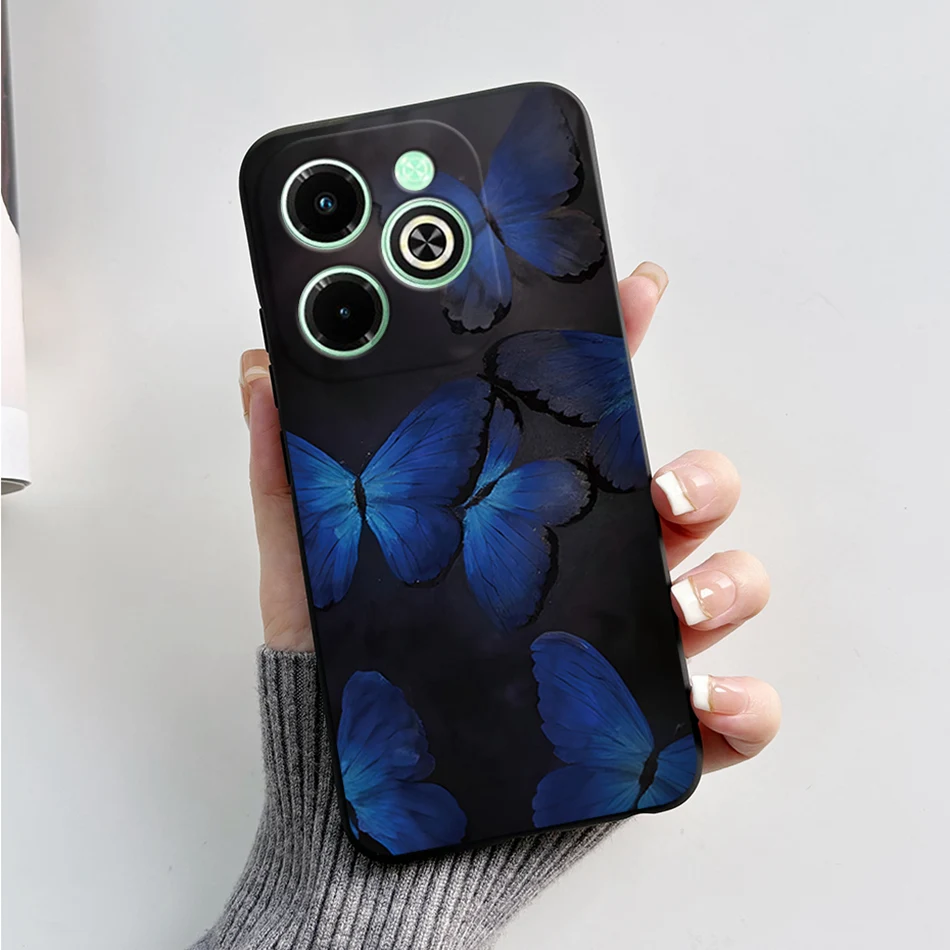 Fashionable Marble Black Silicone Soft Phone Case – Stylish Protective Back Cover s
