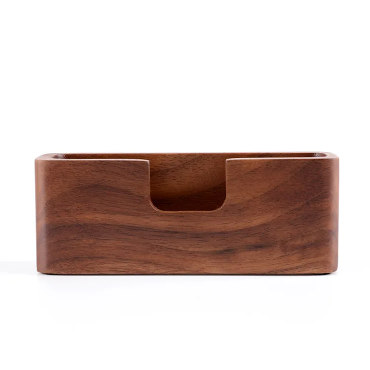 HeMu Wooden simple business creative office desk, high-quality business card box, restaurant hotel cafe front desk card box