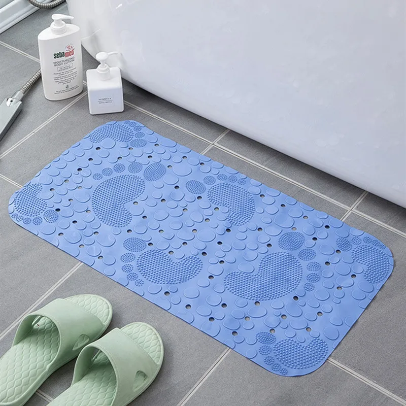 

1Pcs Self-Priming Silicone Bathroom Mats Bath Artifact Foot Massage Cushion Sole Non-slip Massage Pad Foot Wash Bathroom Mat