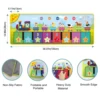 100x38cm Kid Animal Music Piano Mat Toddlers Floor Keyboard Dance Mat 13 Key Kid Musical Toys Educational Toys for Kid Gifts 5