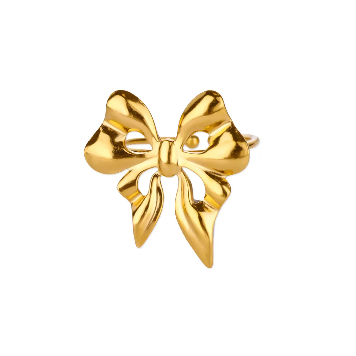 Stainless Steel Butterfly Ring For Women
