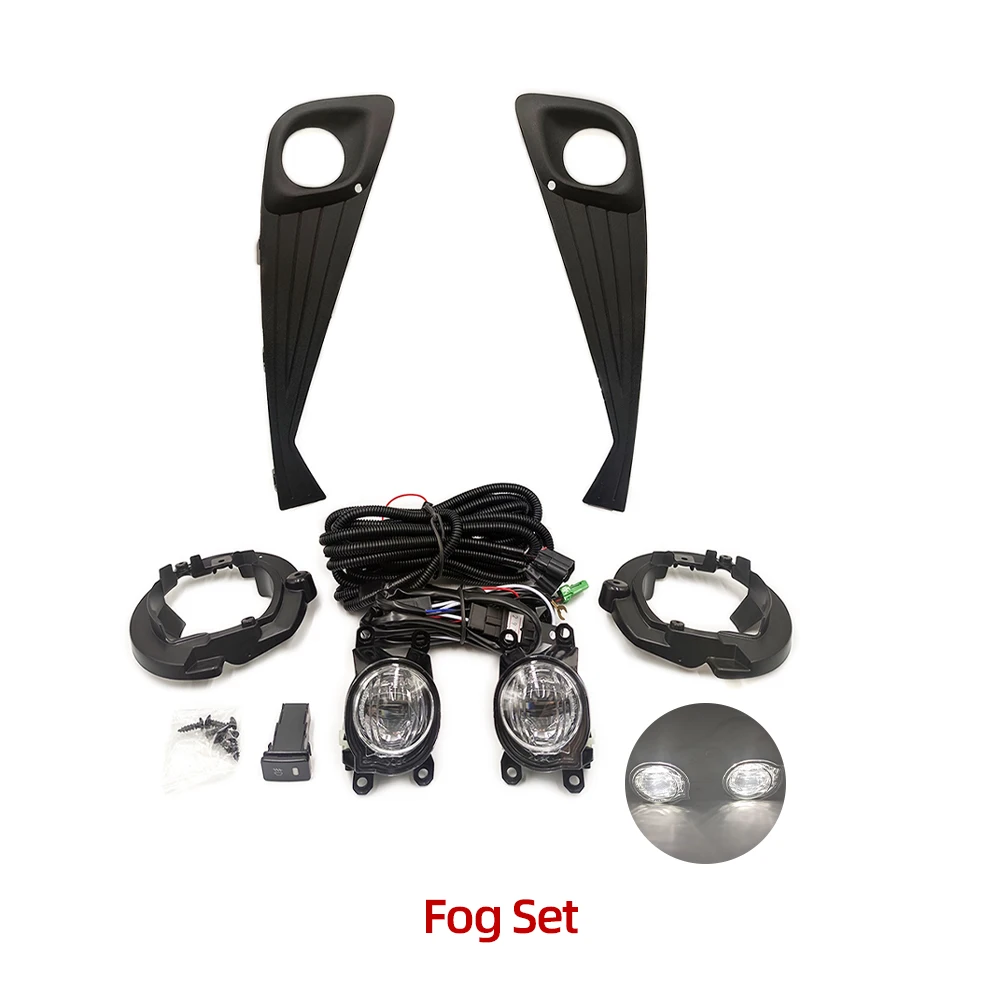 thumbnail image 1 of Faros antiniebla LED para coche para Toyota CHR C-HR 2020 2021 2022 Kit de faros antiniebla Cubierta de faros antiniebla Marcos de parrilla Cubiertas, 1 of 5