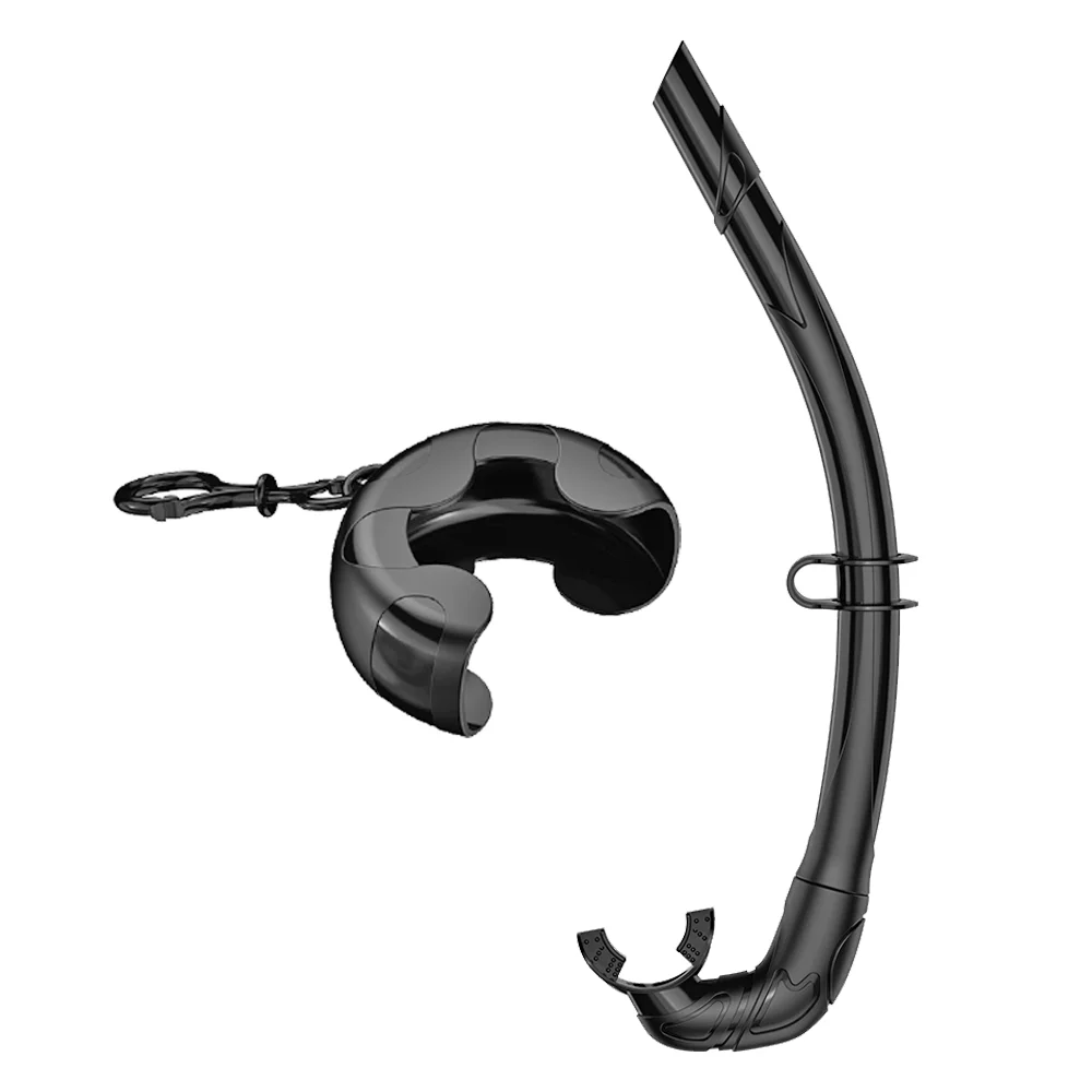 Soft Silicone Diving Snorkel Portable Foldable for Freediving Swimming