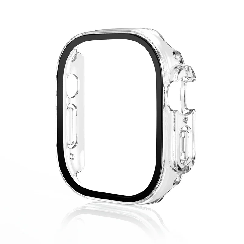 Apple Watch Ultra Protection Kit: 49mm PC Bumper & Tempered Glass Screen Protector Cover