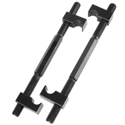 Motorcycle Shock Absorber Spring Compression Tool - Enhances Riding Experience, Easy Installation & Removal, Set of 2 (Black)