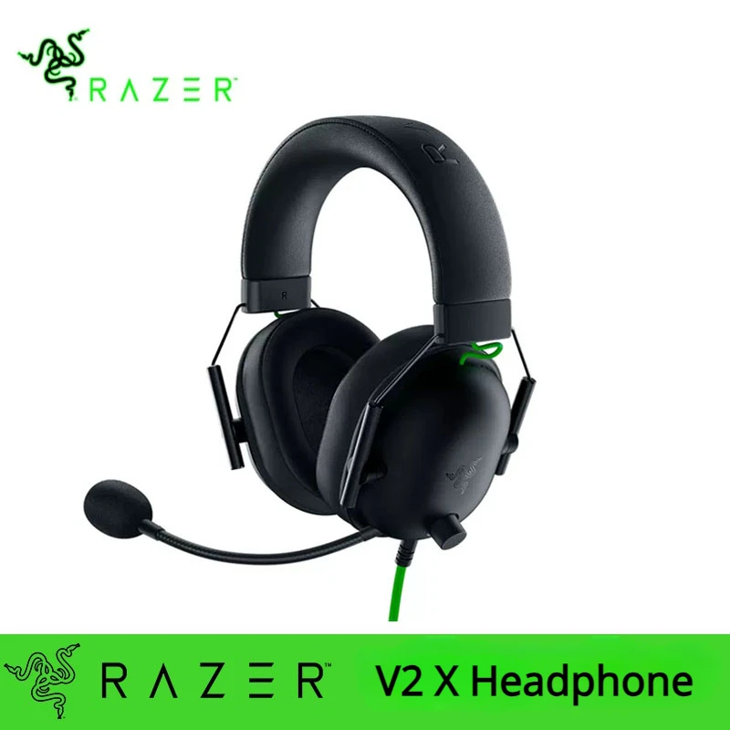 

New High-end Cell Phones 2024 Razer BlackShark V2 X Headphone Wired Gaming Headset 7.1 Surround Sound-Game for Xbox Earphones