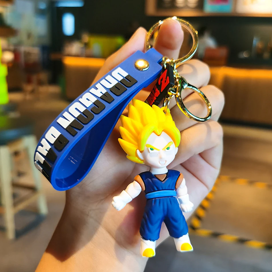 Anime Dragon Ball Keychain Fashion Jewelry Son Goku Vegeta Piccolo