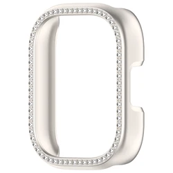 Diamond Case: All-Around Hard PC Bumper Frame Cover for Redmi watch 5 Lite (Starlight)