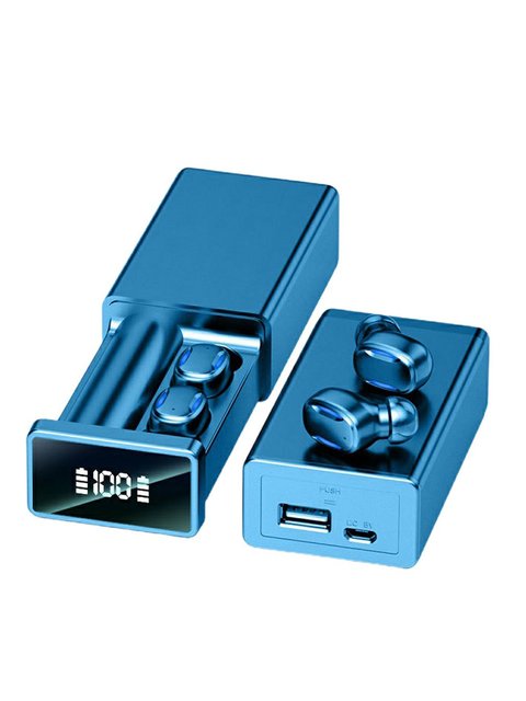 Earphones Fingerprint Touch Control Bluetooth-Compatible Earbuds Waterproof Wireless Headphone With Mic Noise Reduction