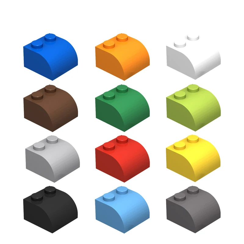 

MOC высокотехнологичные классические кирпичи аксессуары 2x2 полудуговые кирпичи 25 шт. строительные блоки детские подарки Обучающие игрушки техническая модель игрушка