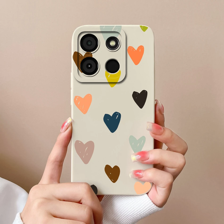 Funny Back Cover with Camera Protection - Soft Original Liquid Silicone Coque