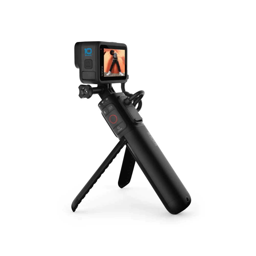 GoPro 볼타 히어로 11 10 9 용 블랙 확장 배터리, 전원 홀더 삼각대, 리모컨, 4 in 1, Go Pro 오리지널 액세서리