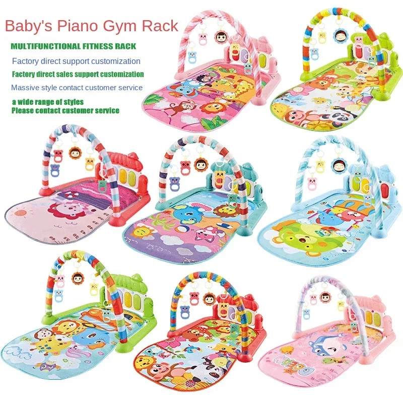 BabyGymnasticRackMusicHarmoniumToys036MonthsNewbornBabyPiano