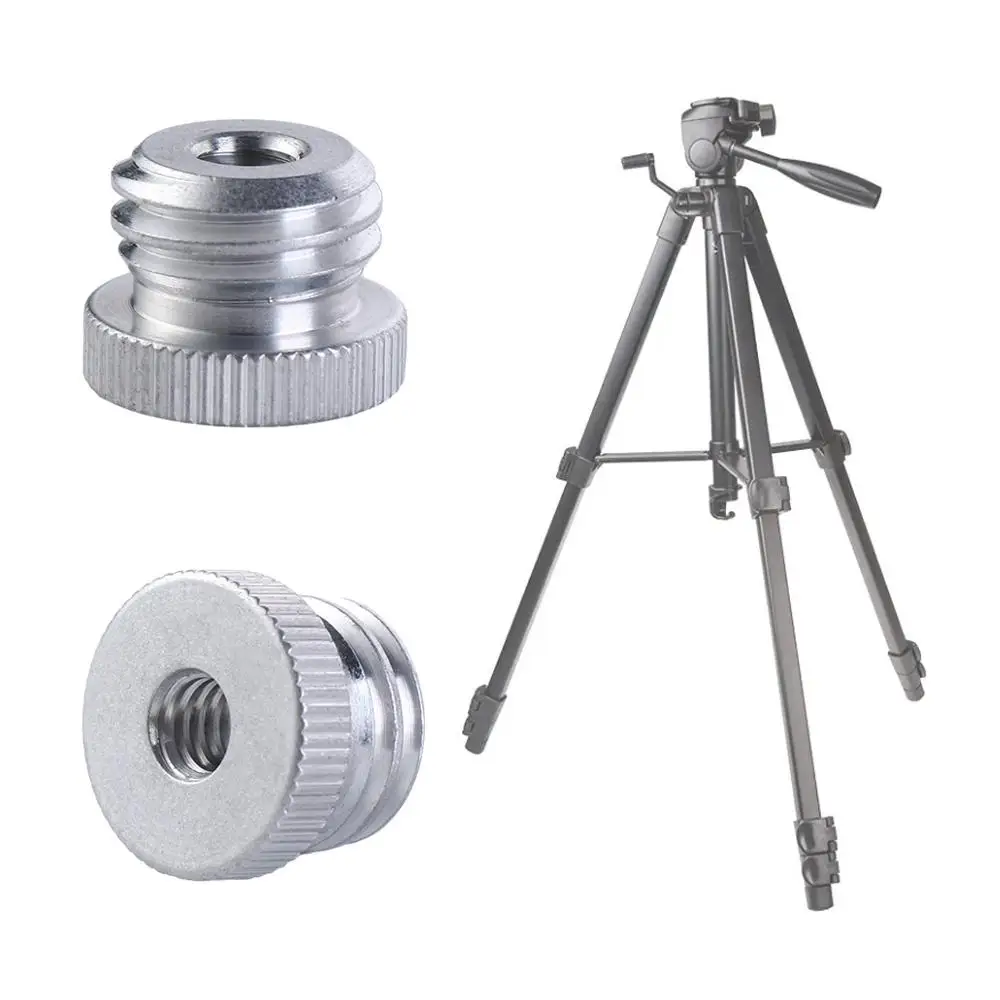 5/8-Inch Male Tripod Mount Adapter 1/4-Inch Female Screw Adapter Conversion Camera Tripod Screw Camera Accessories