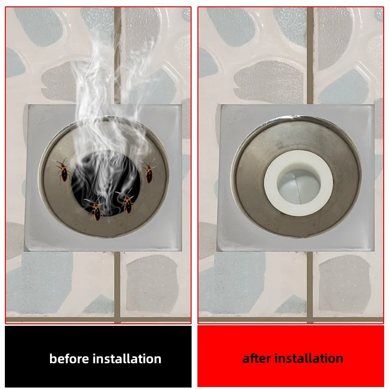 Toilet Sewer Deodorant Floor Drain Core Shower Bath Insect-proof Seal Anti-odor Drain Cover Plug for Kitchen Bathroom, floor drain deodorant,floor drain core,shower drain cover,floor drain,floor drain filter,shower drain,drain pipe plug,drain stopper