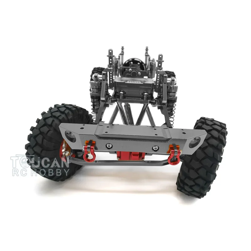 1/10 AXIAL SCX10 CNC RC Remote Control Car Crawler Chassis 313MM WB Upgraded Tires Outdoor Toys For Boys Gift TH01591-SMT6 1