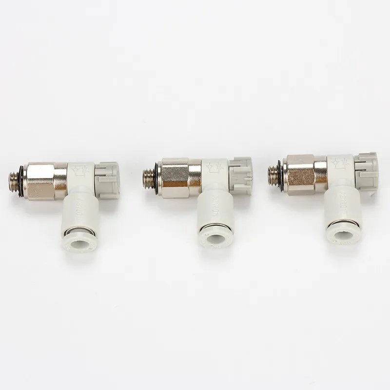 

Original throttle valve elbow AS speed regulating valve PU air pipe regulating valve Adjustable air valve 1201F-M5-04