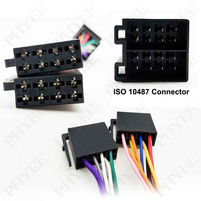 Adattatore ISO Autoradio 16 Pin - Connettore Maschio/femmina Per JVC E Altri Modelli, Plug And Play