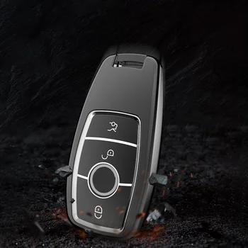 Custodia per chiave A distanza per auto in lega TPU per Mercedes Benz A C E S classe G GLC CLE CLA GLB GLS W177 W205 W213 W222 X167 AMG - Custodia per chiave A distanza per auto in lega TPU per Mercedes Benz A C
