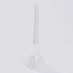 Herb and Tobacco Rolling Machine with Funnel Tool - 12.5cm Plastic Crusher (Square white)